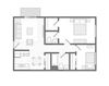 2 Bedroom 1.5 Bathroom